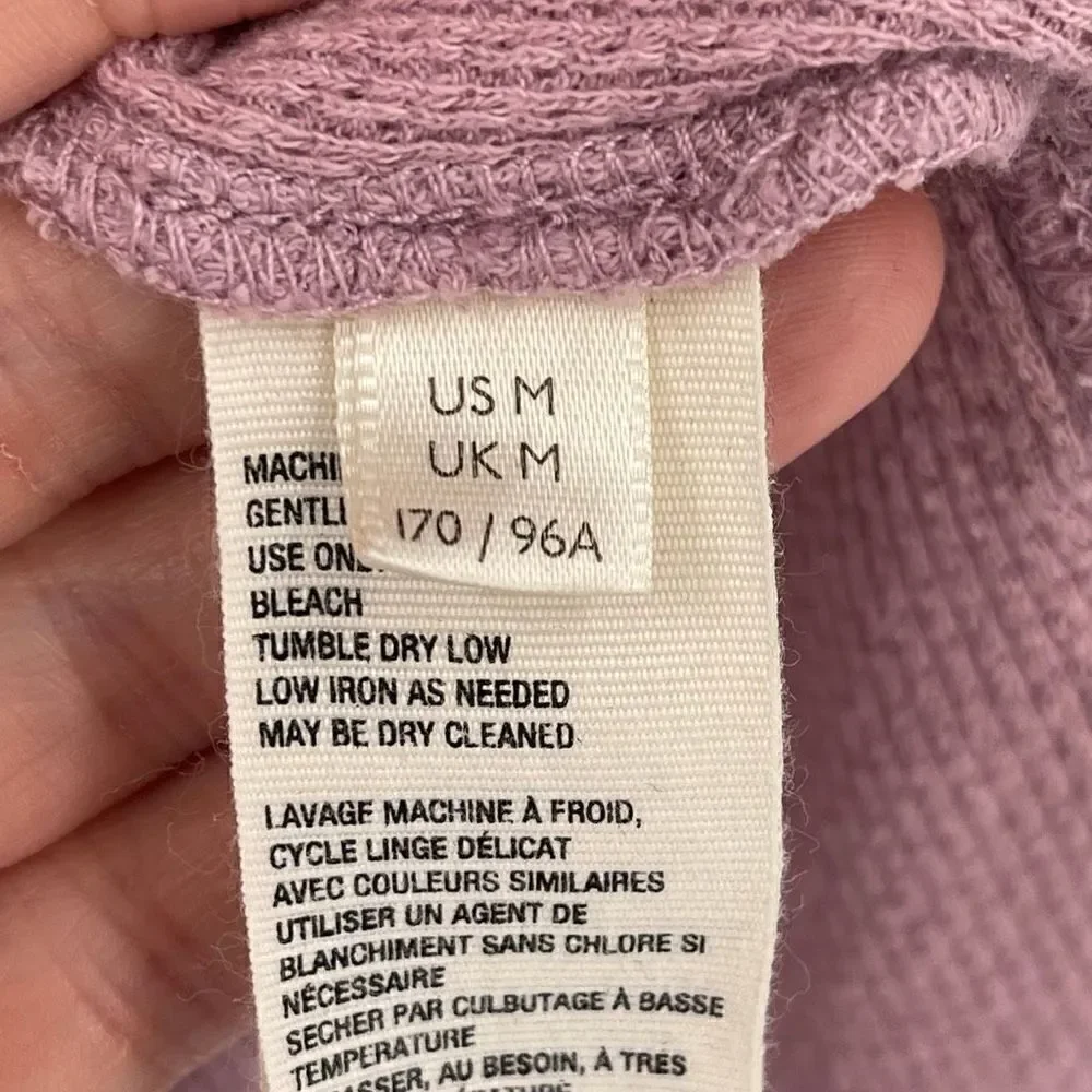 Free People Heart To‎ Heart Henley Top Daytime Fireworks Pink Boho Women Medium - Picture 9 of 11